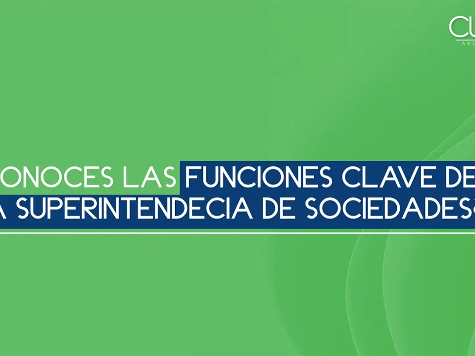 Cuáles son las funciones clave de la Superintendencia de Sociedades