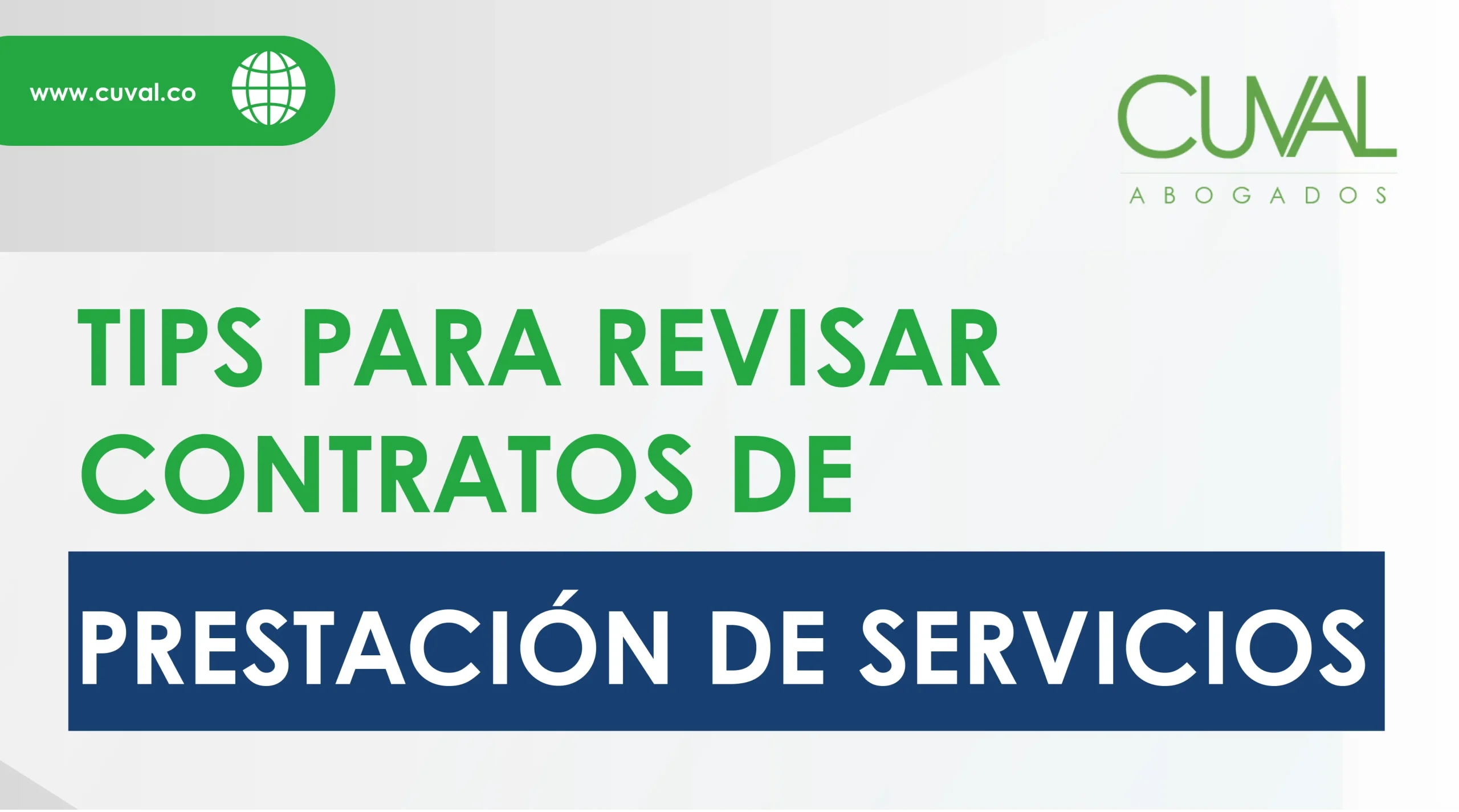 ¿Cómo revisar contratos de prestación de servicios?