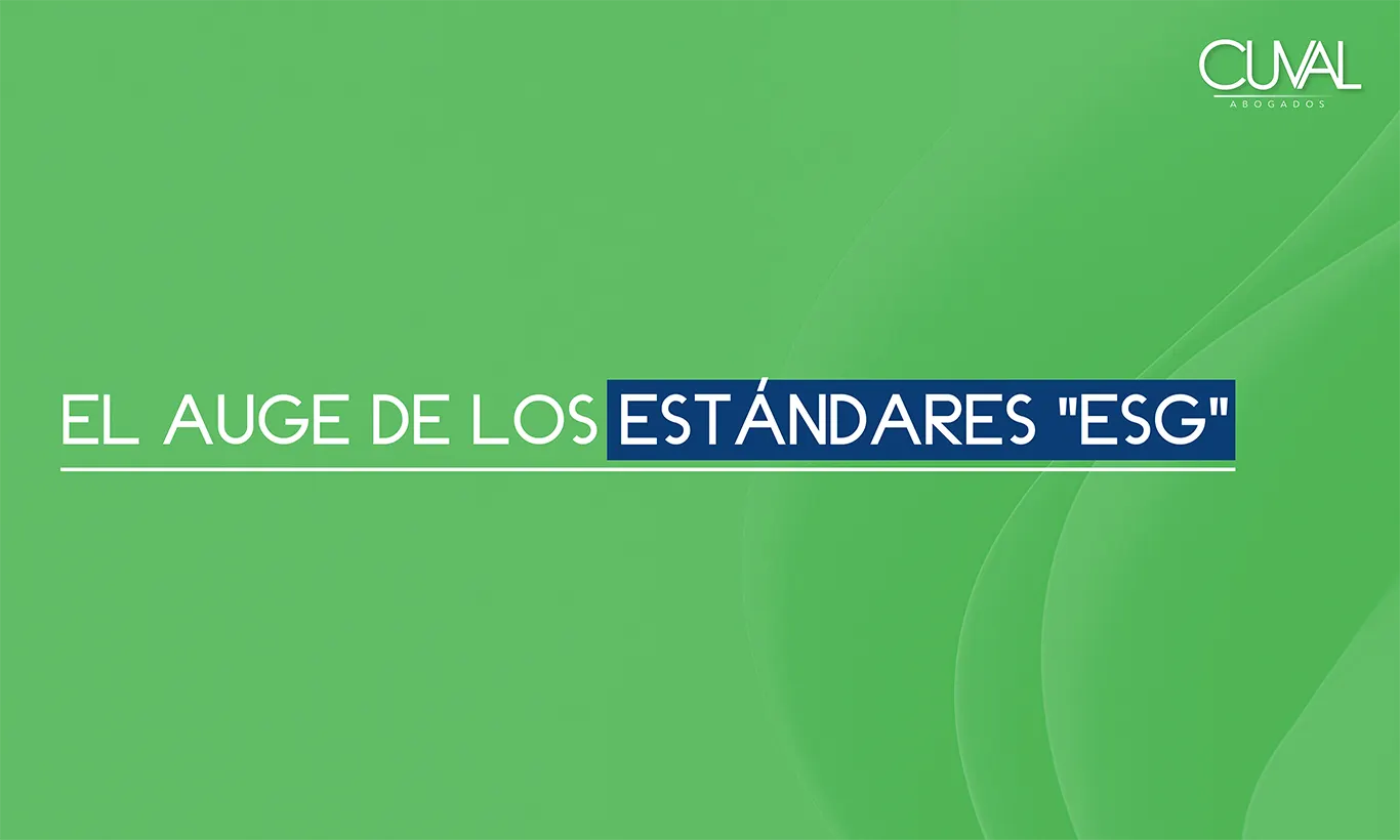 El auge de los estandares "ESG"