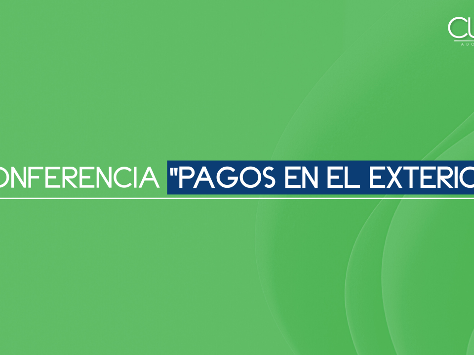 Conferencia "Pagos en el exterior"
