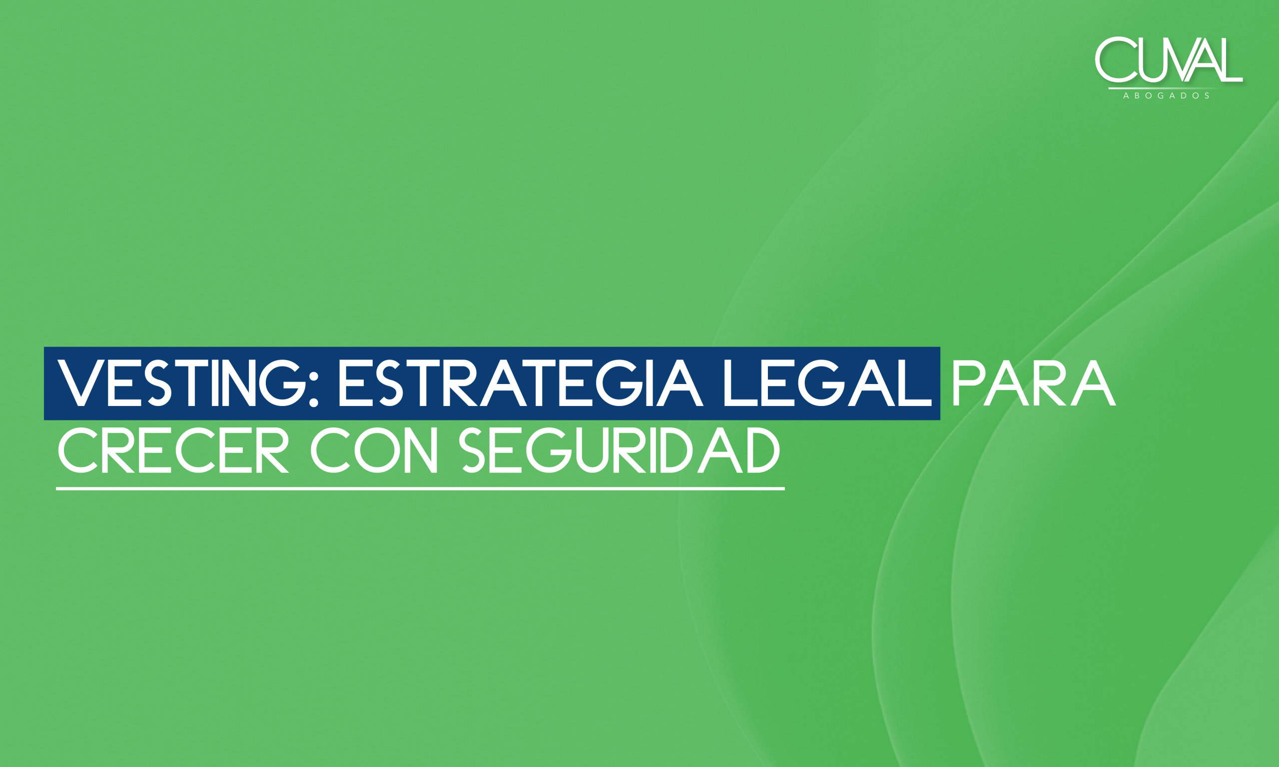 Vesting: Estrategia legal para crecer con seguridad